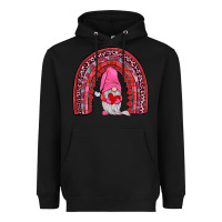 Black valentines gnomies rainbow Heavyweight Hoodie - JahusDesignShop