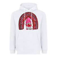 White valentines gnomies rainbow Heavyweight Hoodie - JahusDesignShop