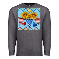 Charcoal Heather patriotic celebration Premium Sweatshirt - BundleAndBundleShop