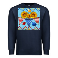 Navy patriotic celebration Premium Sweatshirt - BundleAndBundleShop