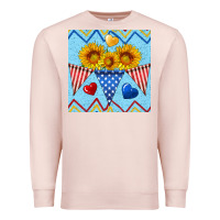 Pale Pink patriotic celebration Premium Sweatshirt - BundleAndBundleShop