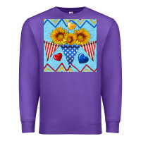 Purple patriotic celebration Premium Sweatshirt - BundleAndBundleShop