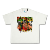 Pistachio Juneteenth vibes black girl sneakers Urban Heavy Tee - RanaPortraitStore