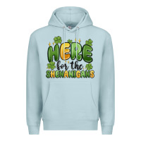 Blue Mist here for the shenanigans Premium Hoodie - MaliasSmallBusiness