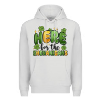 Dove Grey here for the shenanigans Premium Hoodie - MaliasSmallBusiness