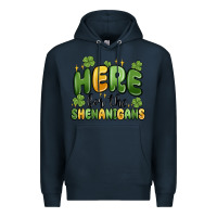 Navy here for the shenanigans Premium Hoodie - MaliasSmallBusiness