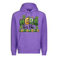 Purple here for the shenanigans Premium Hoodie - MaliasSmallBusiness