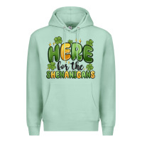 Seafoam here for the shenanigans Premium Hoodie - MaliasSmallBusiness