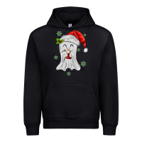 Black merry christmas ghost Urban Hoodie - MaliasSmallBusiness
