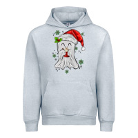 Heather Grey merry christmas ghost Urban Hoodie - MaliasSmallBusiness