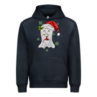 Navy merry christmas ghost Urban Hoodie - MaliasSmallBusiness