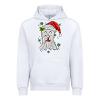 White merry christmas ghost Urban Hoodie - MaliasSmallBusiness