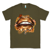 Army Green melanin lips Classic Tee - Zillion Design Studio