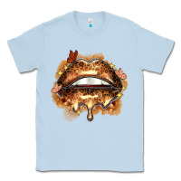 Dusty Blue melanin lips Classic Tee - Zillion Design Studio