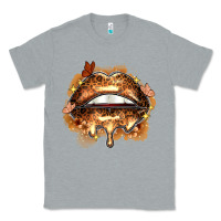 Heather Grey melanin lips Classic Tee - Zillion Design Studio