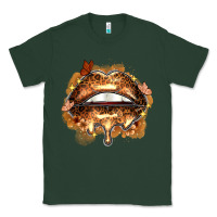 Sports Green melanin lips Classic Tee - Zillion Design Studio
