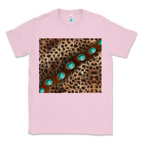 Bubblegum Pink leopard gemstone leather Classic Tee - BarkalooDesign