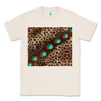 Natural leopard gemstone leather Classic Tee - BarkalooDesign