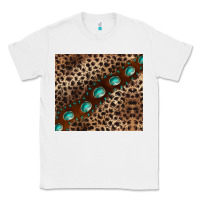 White leopard gemstone leather Classic Tee - BarkalooDesign