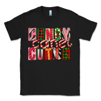 Black Candy Cane Cutie Classic Tee - FaDigitalArtStudio