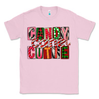 Bubblegum Pink Candy Cane Cutie Classic Tee - FaDigitalArtStudio