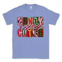 Colony Blue Candy Cane Cutie Classic Tee - FaDigitalArtStudio