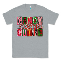 Heather Grey Candy Cane Cutie Classic Tee - FaDigitalArtStudio