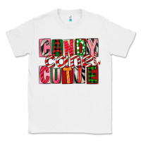 White Candy Cane Cutie Classic Tee - FaDigitalArtStudio