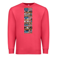 Cardinal usa flag and western patterns  penwraps Premium Sweatshirt - Artiststas