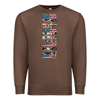 Chestnut usa flag and western patterns  penwraps Premium Sweatshirt - Artiststas