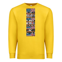 Lemon usa flag and western patterns  penwraps Premium Sweatshirt - Artiststas