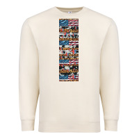 Sandshell usa flag and western patterns  penwraps Premium Sweatshirt - Artiststas