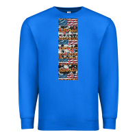 Usa Flag And Western Patterns  Penwraps Premium Sweatshirt | Teevron