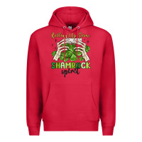 Cardinal rolling up some shamrock spirit Premium Hoodie - MaliasSmallBusiness