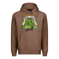 Chestnut rolling up some shamrock spirit Premium Hoodie - MaliasSmallBusiness