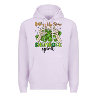 Lilac rolling up some shamrock spirit Premium Hoodie - MaliasSmallBusiness