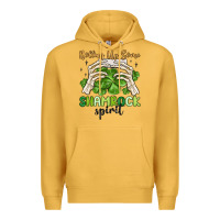 Mustard rolling up some shamrock spirit Premium Hoodie - MaliasSmallBusiness