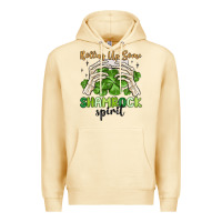 Pina Colada rolling up some shamrock spirit Premium Hoodie - MaliasSmallBusiness