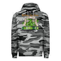 Slate Camo rolling up some shamrock spirit Premium Hoodie - MaliasSmallBusiness