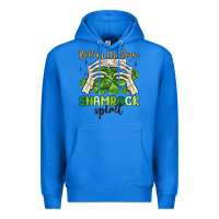 True Royal rolling up some shamrock spirit Premium Hoodie - MaliasSmallBusiness