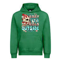 Emerald baby its cold outside skeleton Urban Hoodie - MaliasSmallBusiness