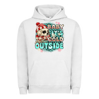Pigment Lunar Rock baby its cold outside skeleton Urban Hoodie - MaliasSmallBusiness