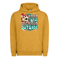 Pigment Peanut Butter baby its cold outside skeleton Urban Hoodie - MaliasSmallBusiness