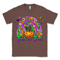 Chestnut Trick or Treat Halloween Rainbow Classic Tee - texasbilliewilder
