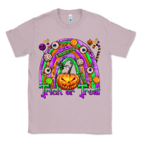 Trick Or Treat Halloween Rainbow Classic Tee | Teevron