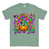 Sage Trick or Treat Halloween Rainbow Classic Tee - texasbilliewilder