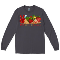 Smoke peace love strawberry with summer Long Sleeve Tee - texasbilliewilder