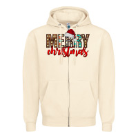 Sandshell merry christmas Zipper Hoodie - CowhideDigitalArt