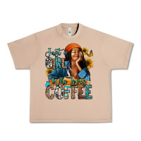 Just A Girl Who Loves Coffee Urban Heavy Tee | Teevron