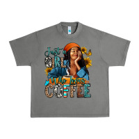 Tornado Just a girl who loves coffee Urban Heavy Tee - RanaPortraitStore
